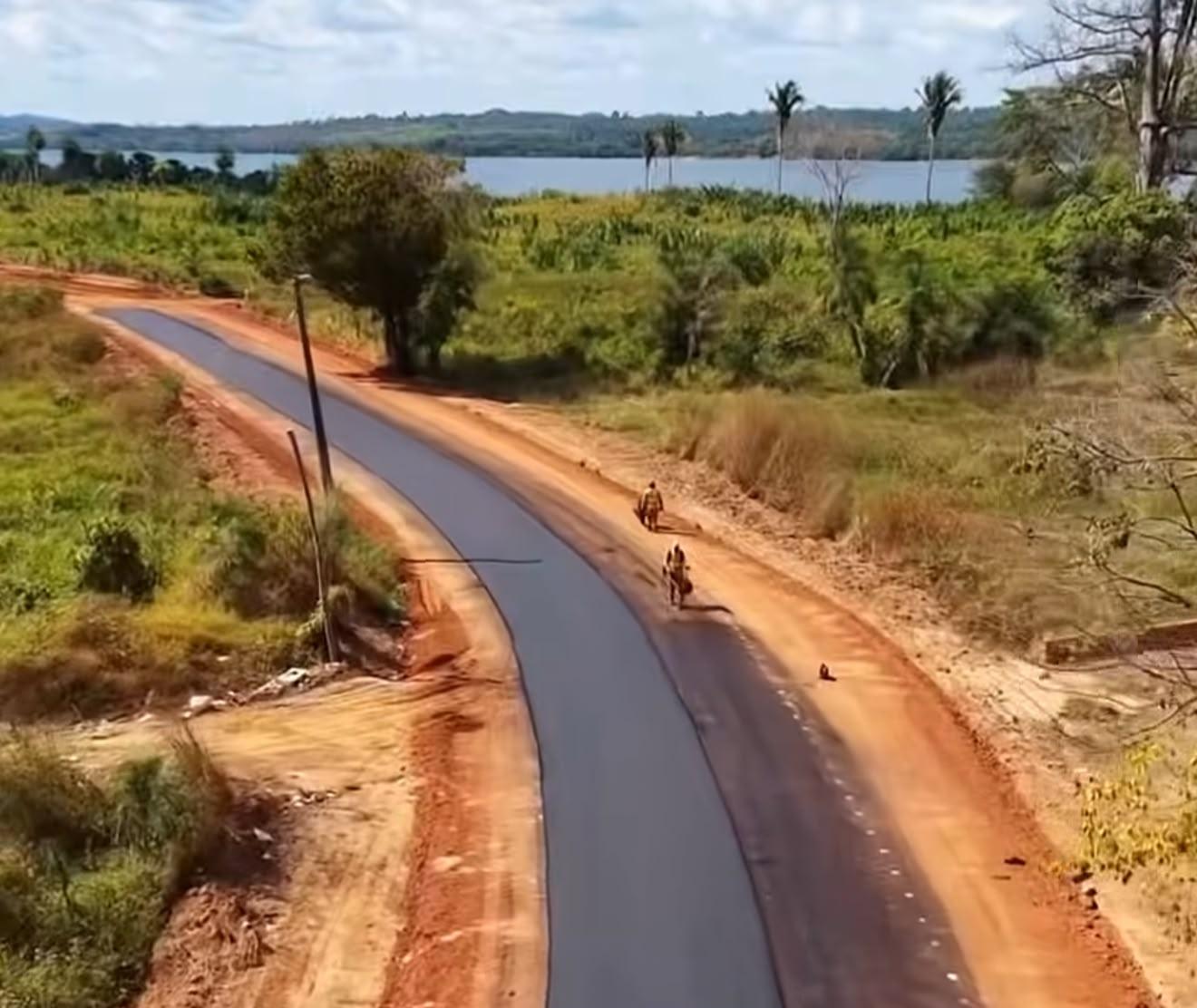 Marco histórico: Obras avançam na primeira vicinal asfaltada de Itupiranga