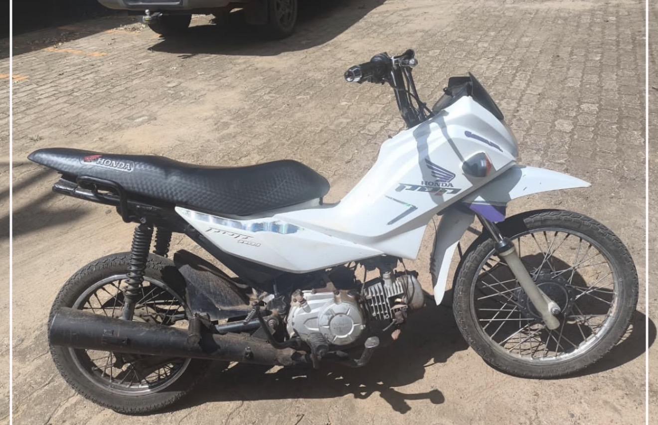Moto furtada em Curionópolis é recuperada em Parauapebas