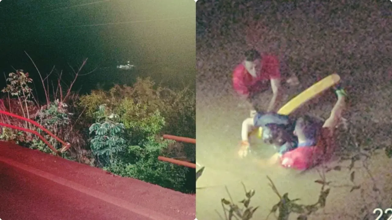 Motorista morre após carro cair em rio na BR-155, em Eldorado do Carajás; sobrinho sobrevive