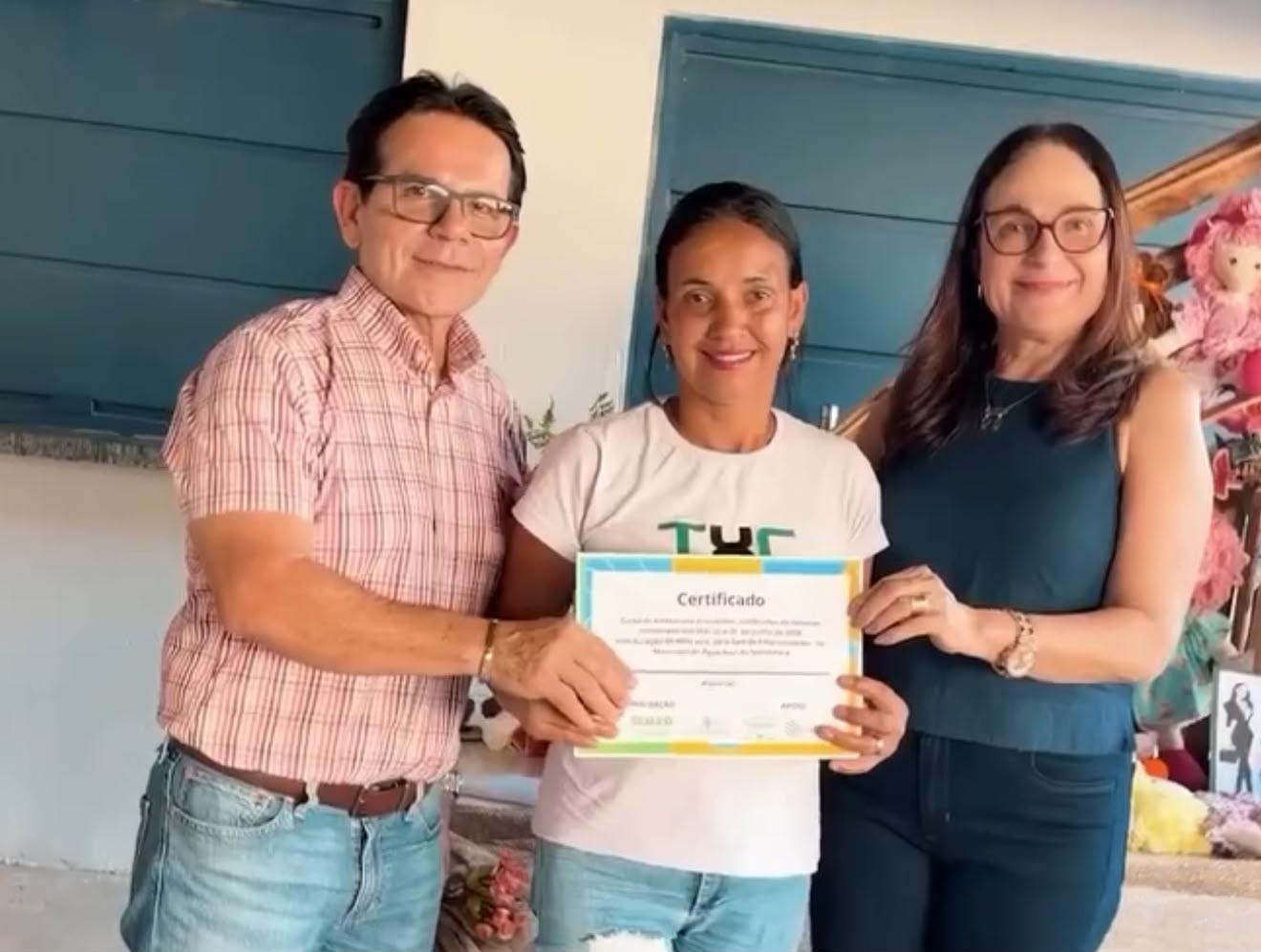 Novos empreendedores de Água Azul do Norte concluem oficinas de capacitação