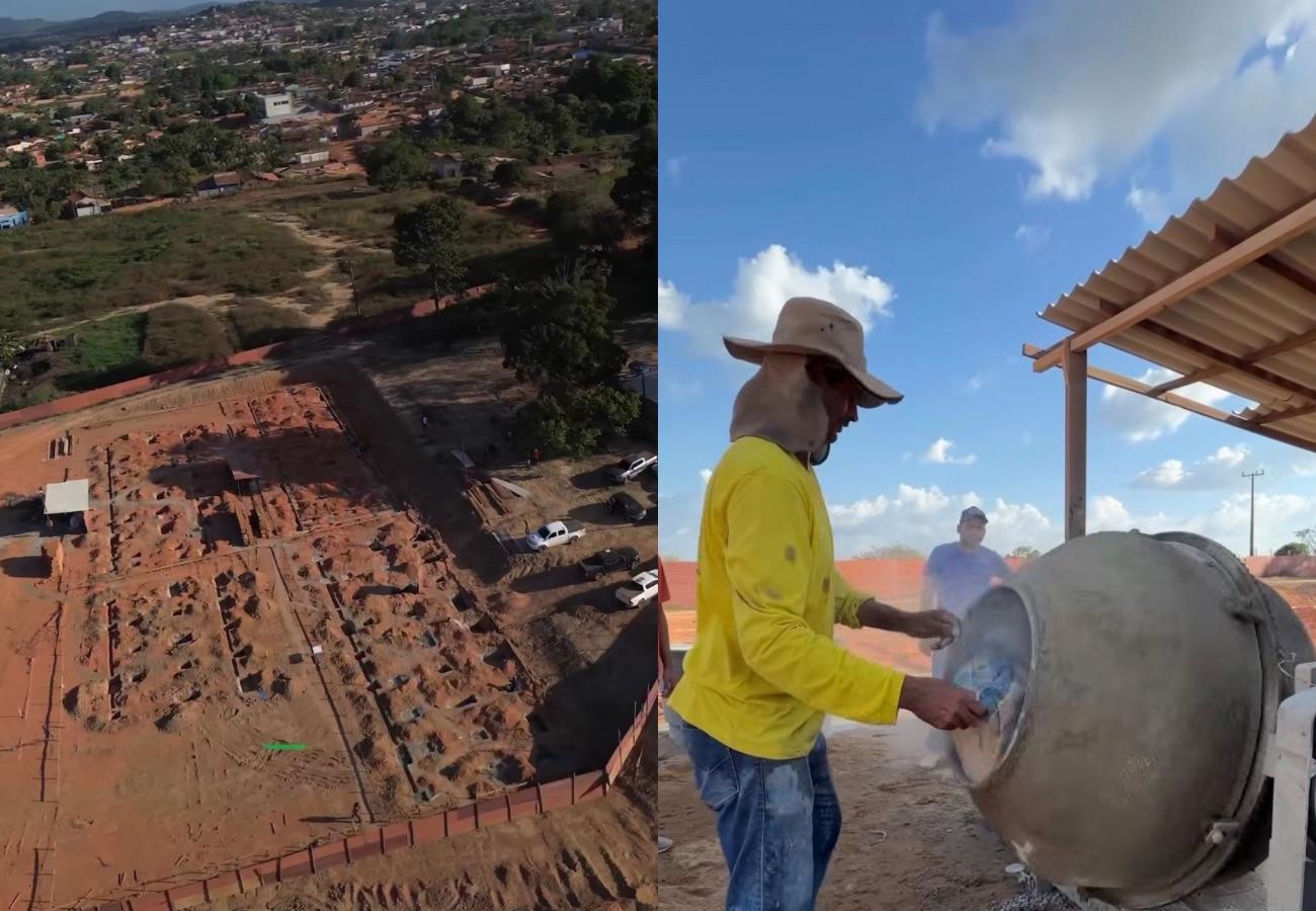 Pacajá inicia construção da EMEF Maria Lobo dos Anjos e de complexo com creche e unidade de saúde