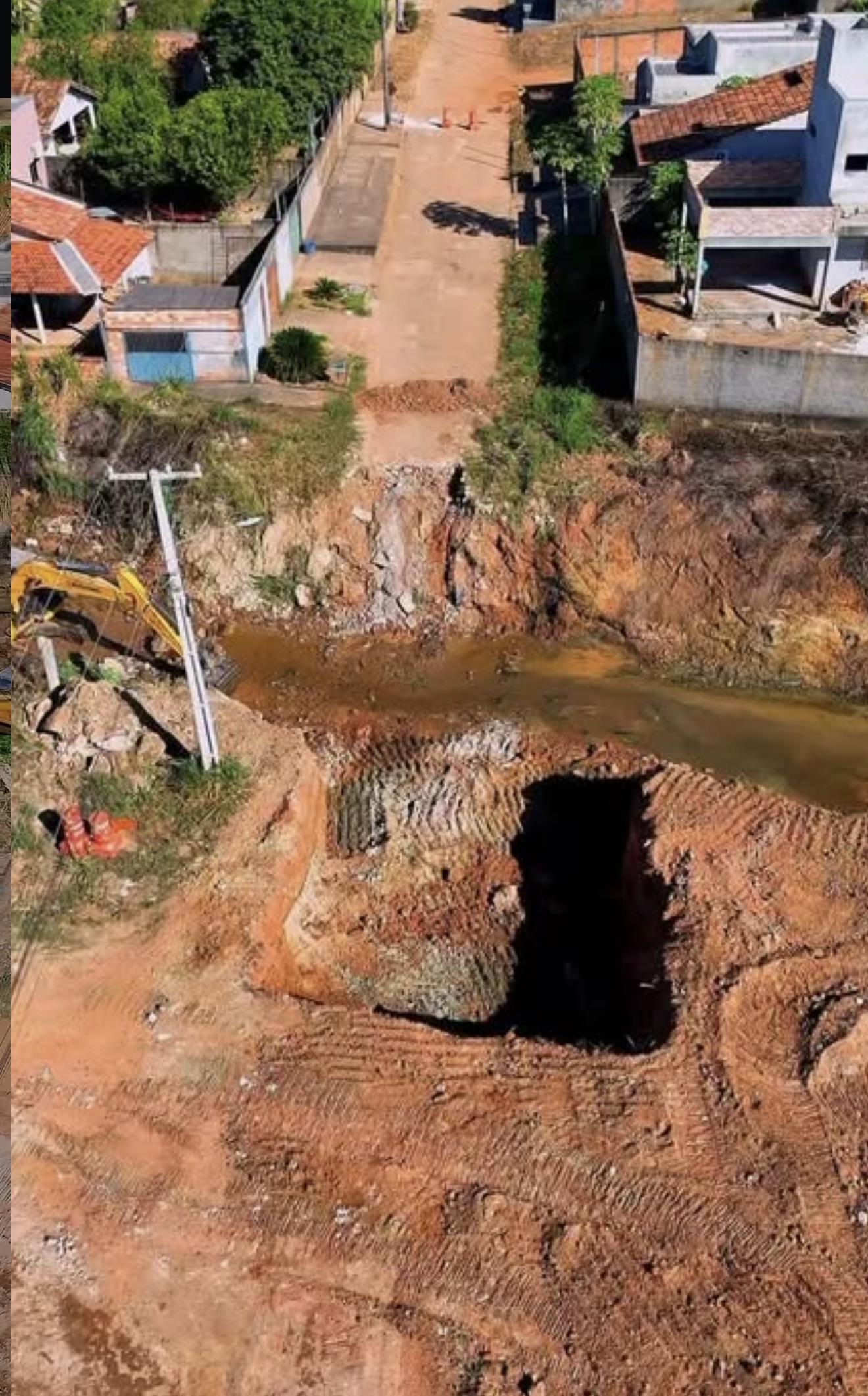 Ponte em obras muda trânsito no Setor Chácaras em Xinguara
