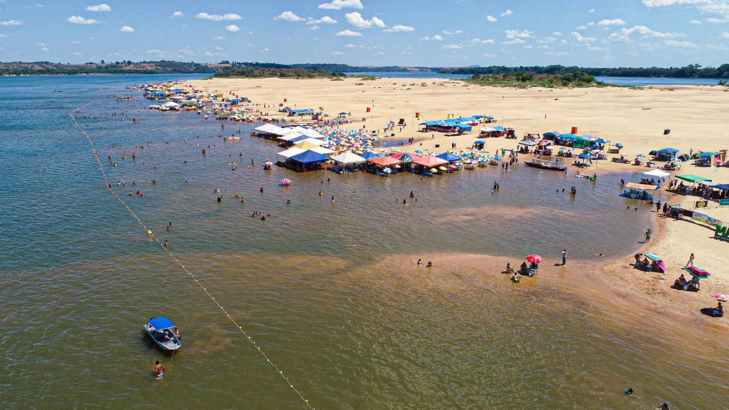 Praia do Tucunaré e Praia do Pontão estão entre os melhores destinos para acampar no sul e sudeste do Pará