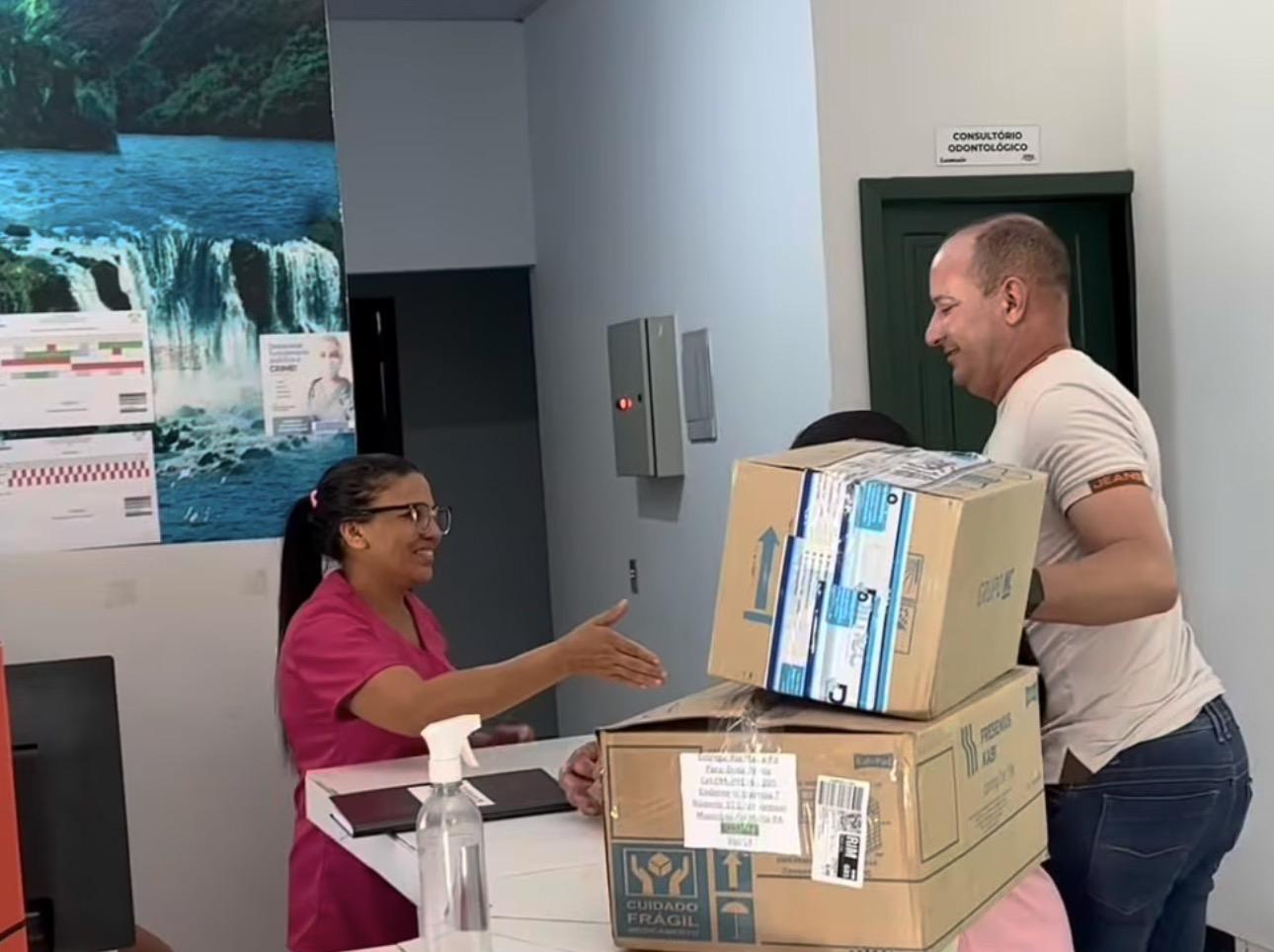 Prefeitura de Bannach entrega medicamentos e vacinas à Unidade Pista Branca