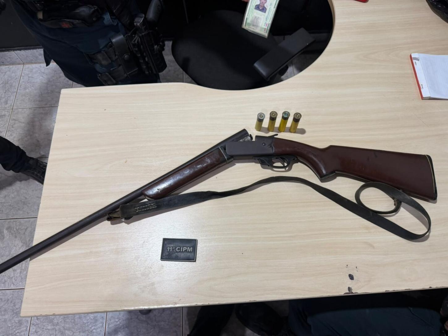 Rondon do Pará: homem é preso com arma ilegal e moto escondida na BR-222