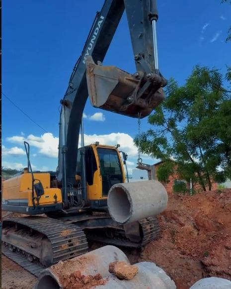 Rua 13, no Jardim América, recebe obras de infraestrutura em Xinguara