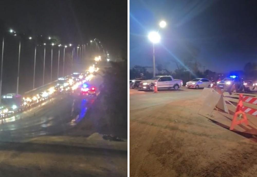 Trânsito é interrompido em Palmas para garantir transporte de órgãos
