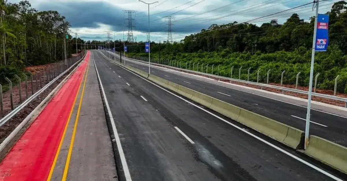Trecho da Avenida Liberdade é reaberto parcialmente após quase duas semanas de interdição