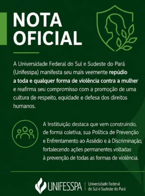 Unifesspa se pronuncia após prisão de servidor preso por violência doméstica em Rondon do Pará