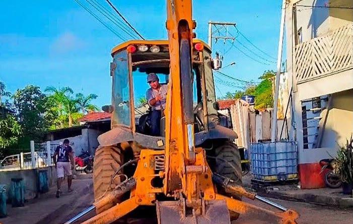 Vila Porto Novo recebe obras de revitalização de vias em Goianésia do Pará