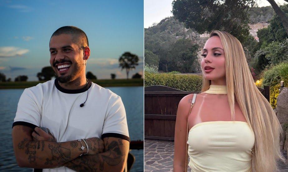 Zé Felipe é visto aos beijos com influenciadora em festa no Rio