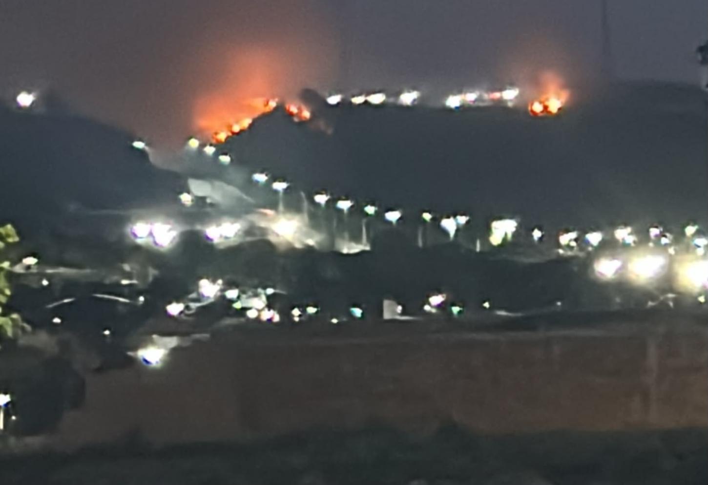 Canaã dos Carajás: Fogo volta a se alastrar no Morro das Antenas