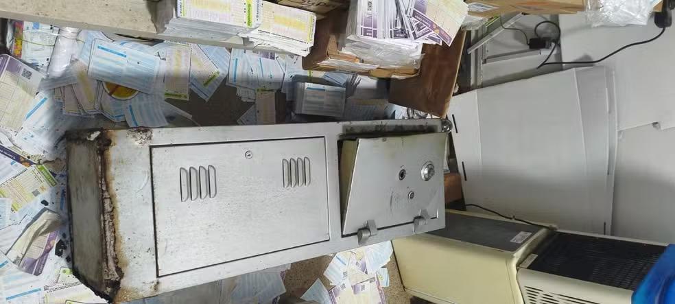 Criminosos invadem casa lotérica e violam cofre em Rio Maria