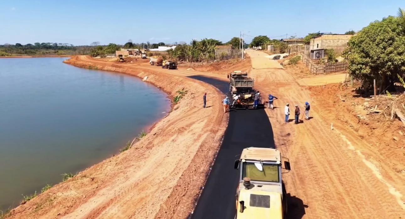 Cumaru do Norte recebe obras de pavimentação asfáltica em diferentes setores da cidade