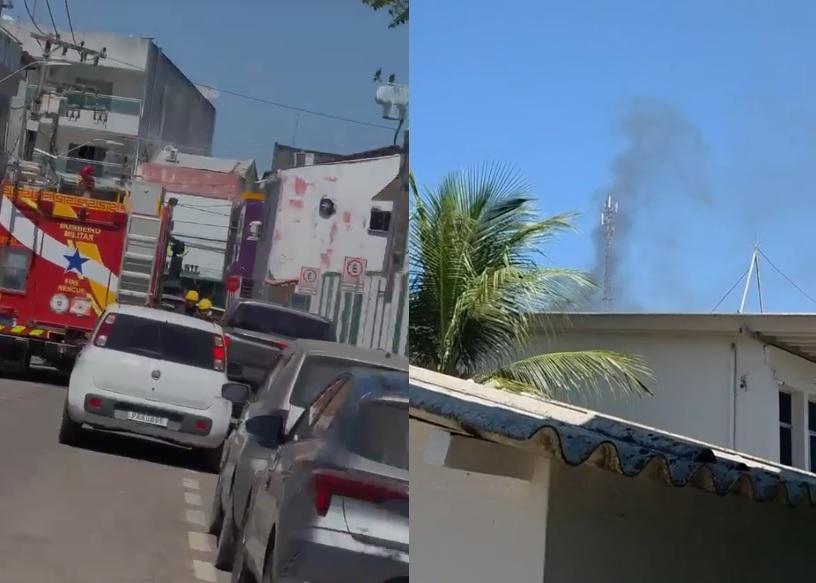 Curto-circuito causa fumaça no Hospital Materno Infantil de Marabá