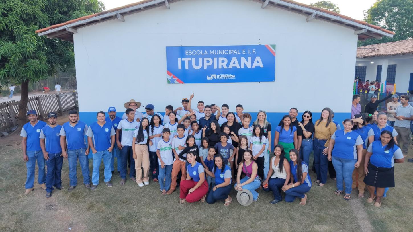 Escola Itupirana é resgatada do abandono e entregue totalmente reformada pela gestão Godoy