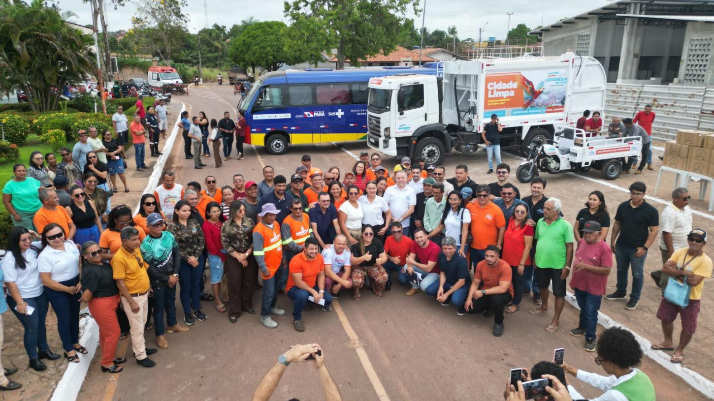 Goianésia do Pará renova frota municipal com novos veículos e equipamentos