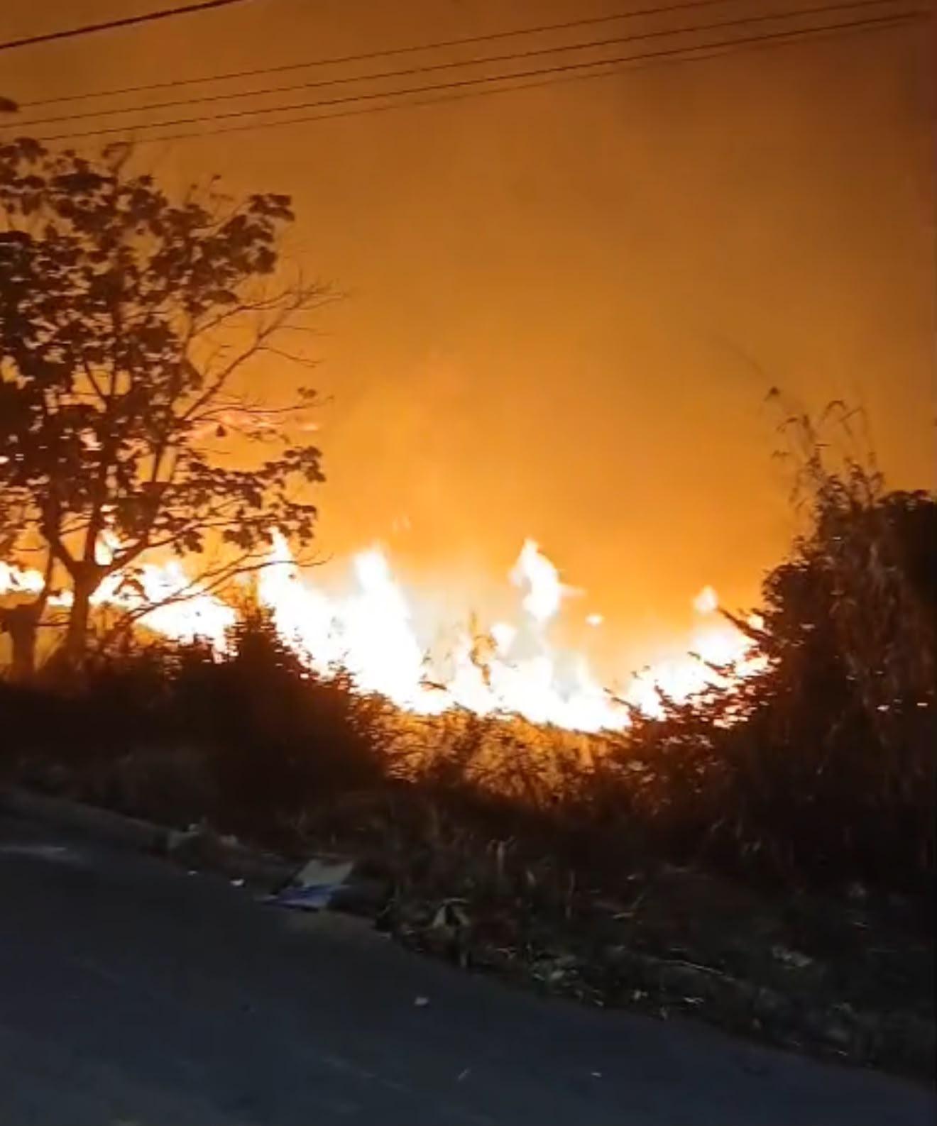 Incêndio no Jardim Europa II assusta moradores em Canaã dos Carajás