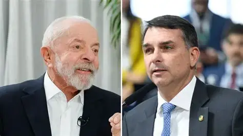 Lula e Flávio Bolsonaro aparecem empatados no segundo turno, aponta pesquisa