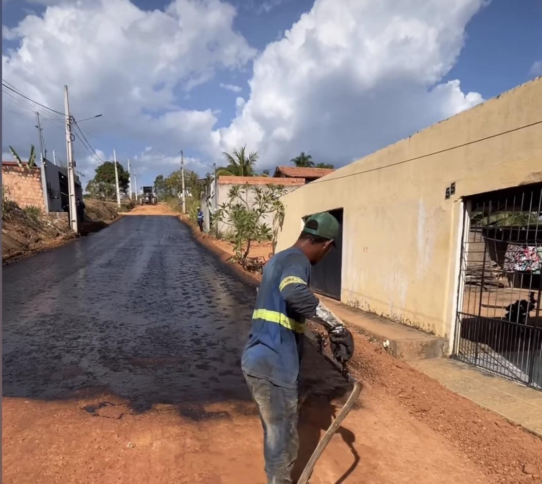 Pacajá: bairro Olimpinho recebe obras de pavimentação asfáltica