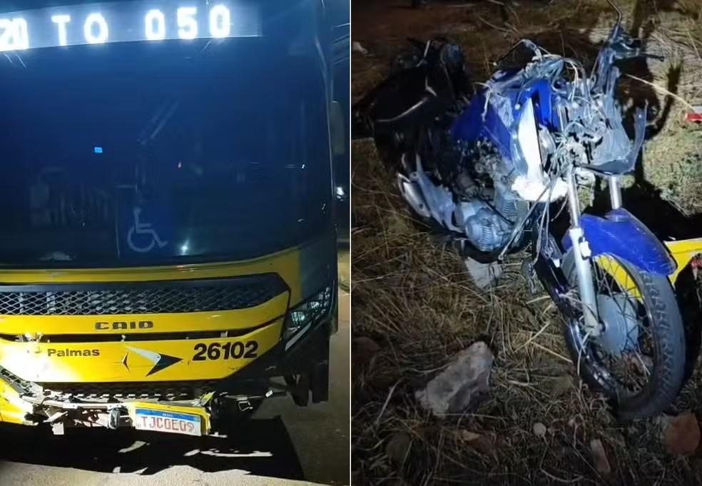 Palmas: motociclista de 23 anos morre após colisão com ônibus do transporte coletivo