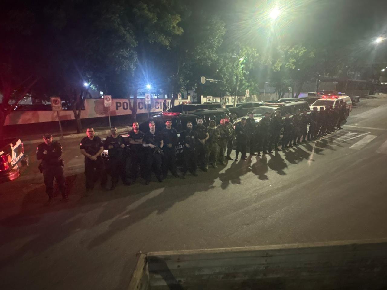 Polícias Civil e Militar realizam patrulhamento preventivo em Parauapebas