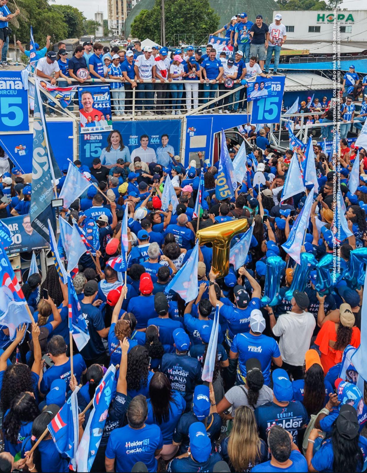 Lideranças reunidas neste domingo (30).