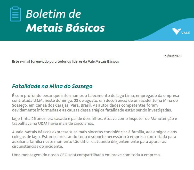 Nota Oficial