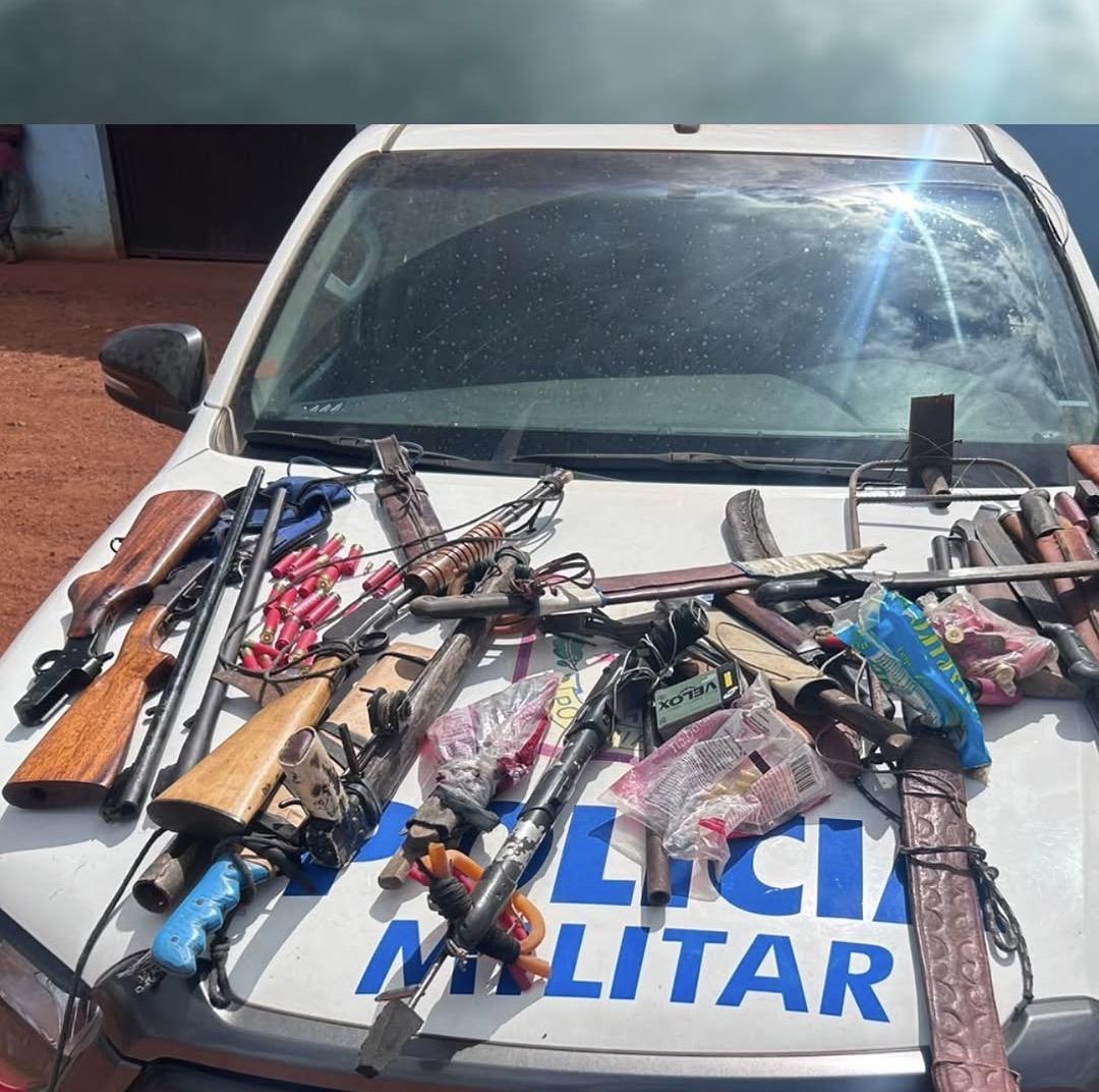 Tucuruí: Polícia Militar apreende armas e munições durante abordagem a comboio
