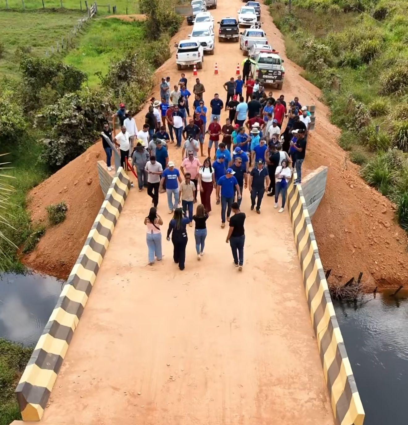 Vicinais do Pitinga e Tauá ganham novas pontes de concreto em Breu Branco