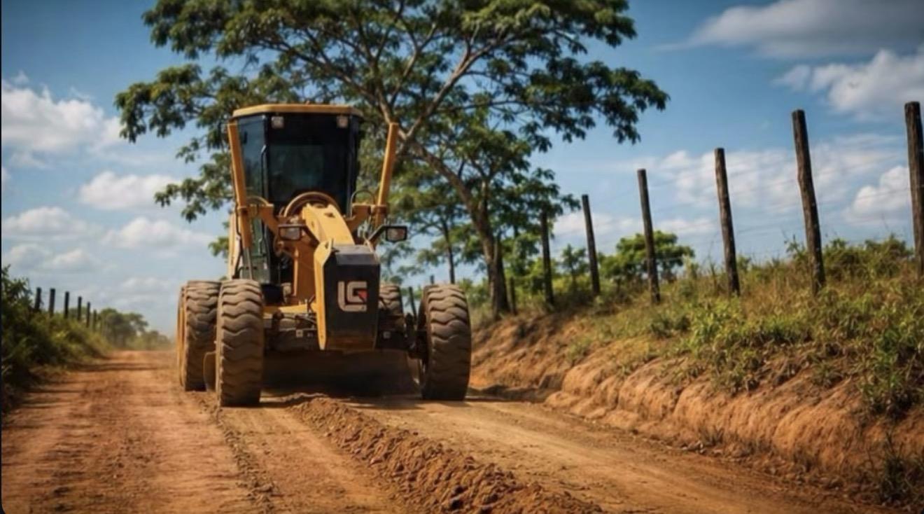 Xinguara: prefeitura realiza patrolamento na Vicinal Barreiro Preto