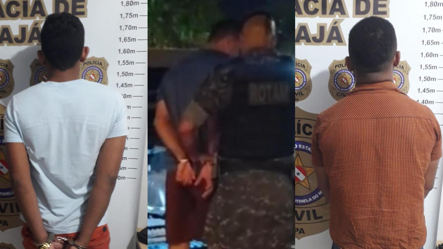 Após investigação, Polícia Civil prende trio acusado de homicídios no Pará
