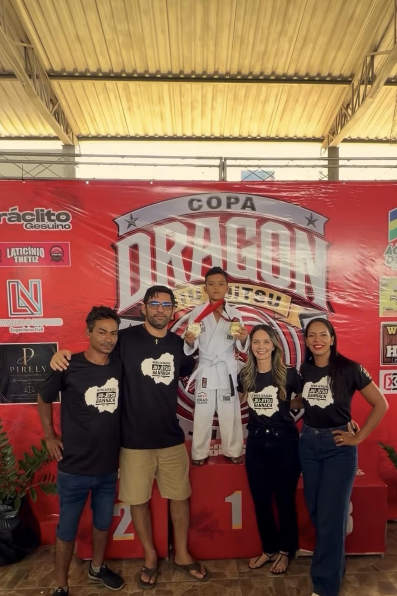 Atleta de Bannach conquista medalhas em competição de Jiu-Jitsu 
