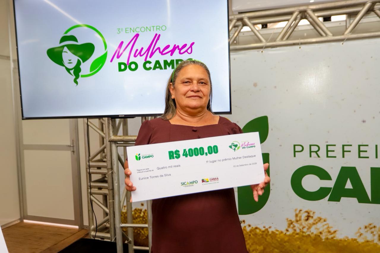 Canaã dos Carajás: Eunice da Silva é eleita produtora rural destaque de 2026
