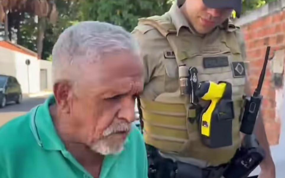Em Araguaína, idoso de 85 anos é detido após agredir neta com bengala