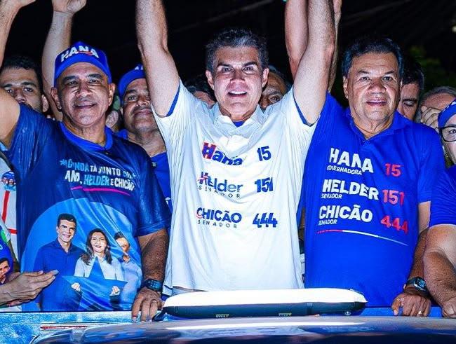 Helder e Chicão se unem a Itonir em grande carreata por Jacundá