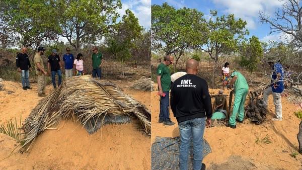 Polícia exuma corpo de indígena durante investigação de suspeita de estupro coletivo no Maranhão
