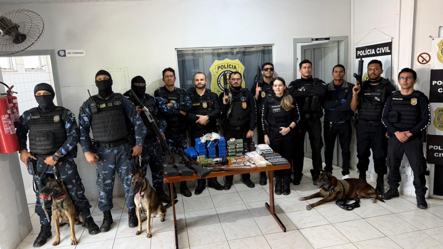 Equipe da Polícia Civil