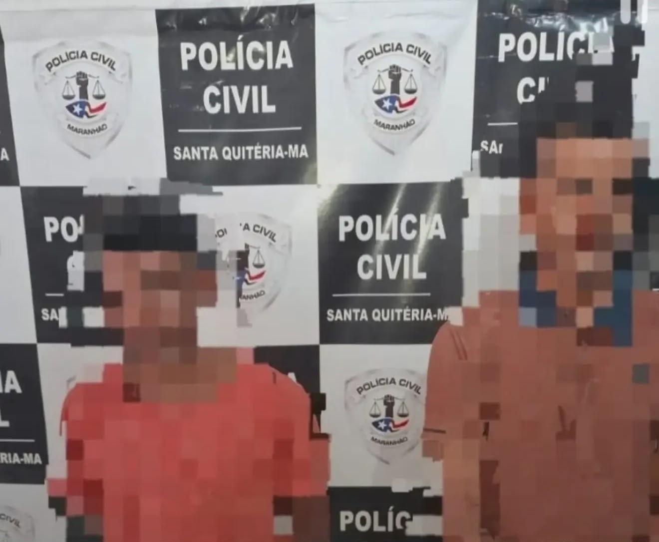 Tio e sobrinho são presos por tentar matar homem com estaca no Maranhão