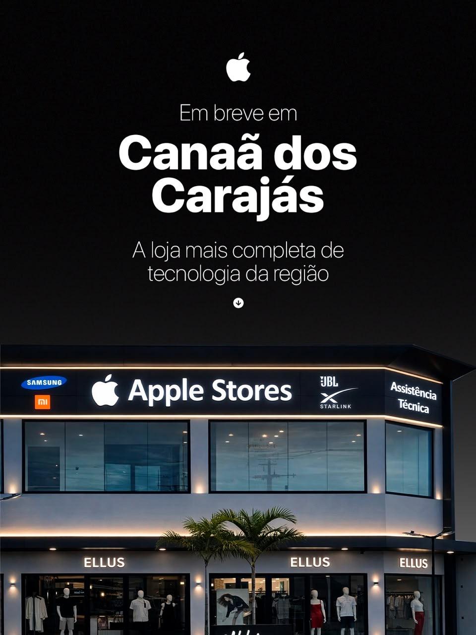 Apple Stores anuncia chegada a Canaã dos Carajás com novidades em tecnologia