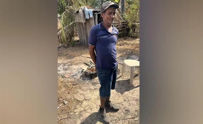 Homem é preso após atacar conhecido com golpes de facão em Goianésia do Pará