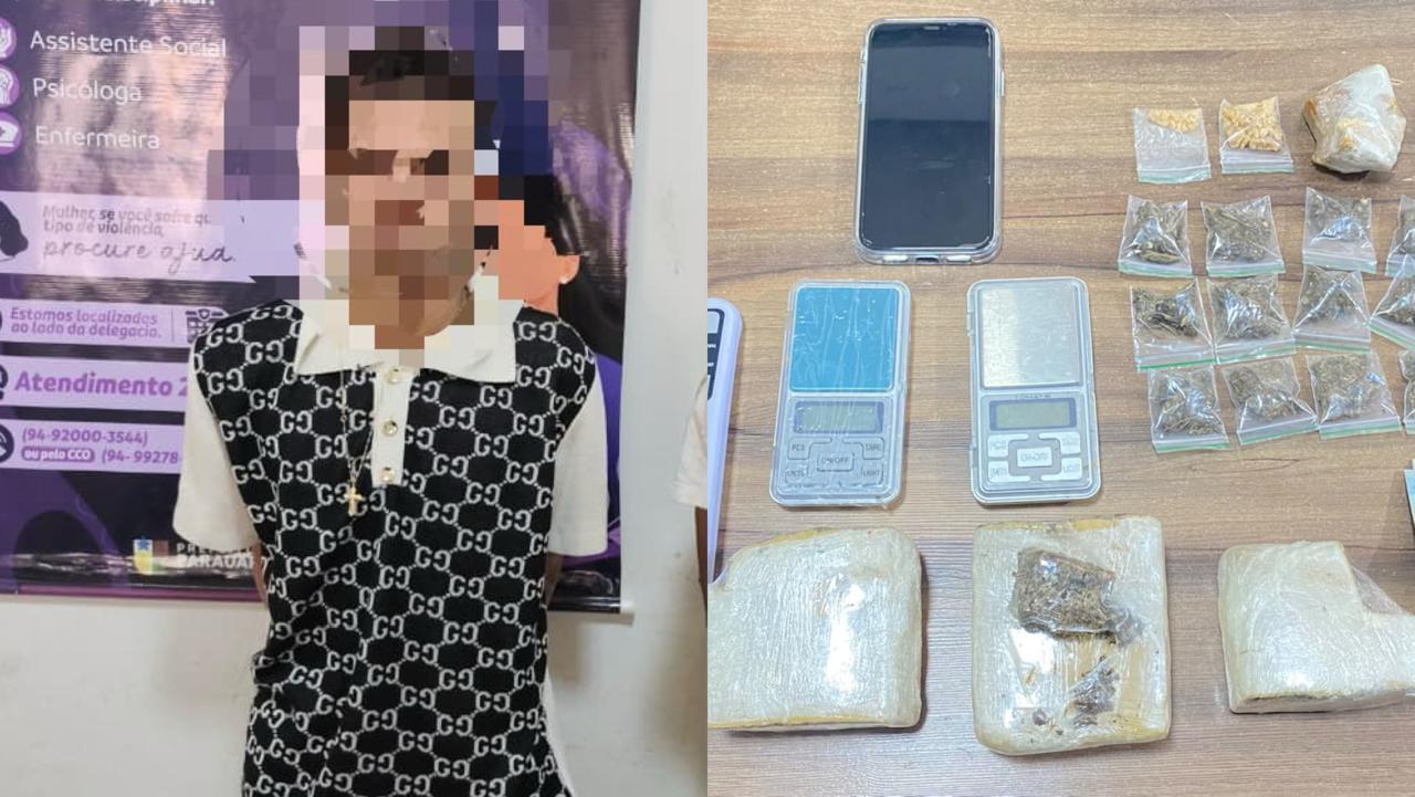 Parauapebas: Homem é pego com drogas após tentar enganar a PM