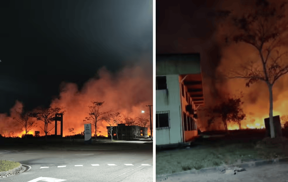Incêndio atinge campus da UFPA em Castanhal