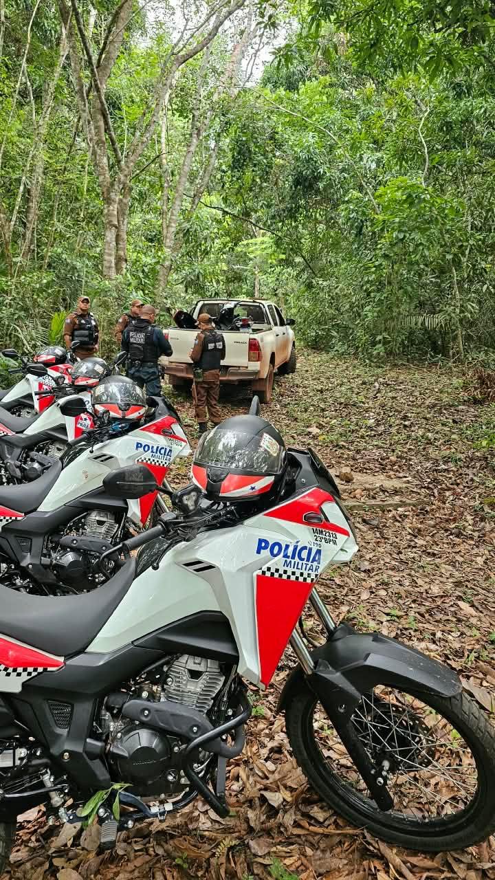 Motos furtadas são encontradas em área de mata em Parauapebas
