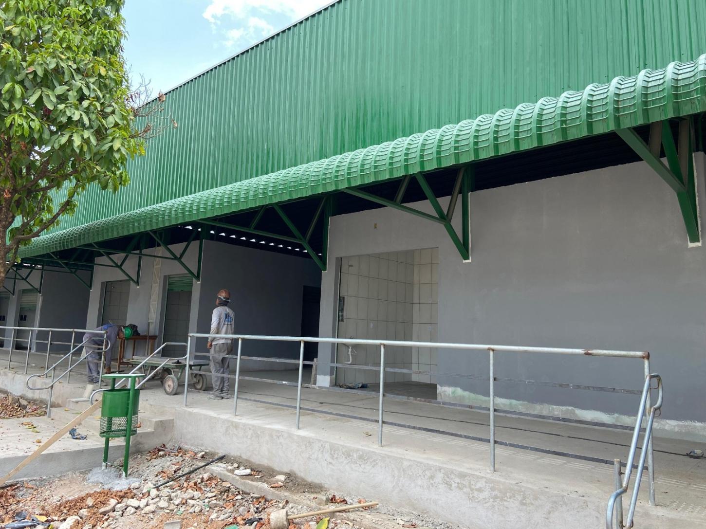 Nova Feira das Laranjeiras em Marabá atinge 82% de execução