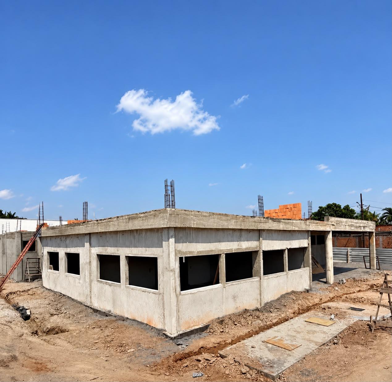 Obras do novo CAPS avançam em Goianésia do Pará com apoio federal