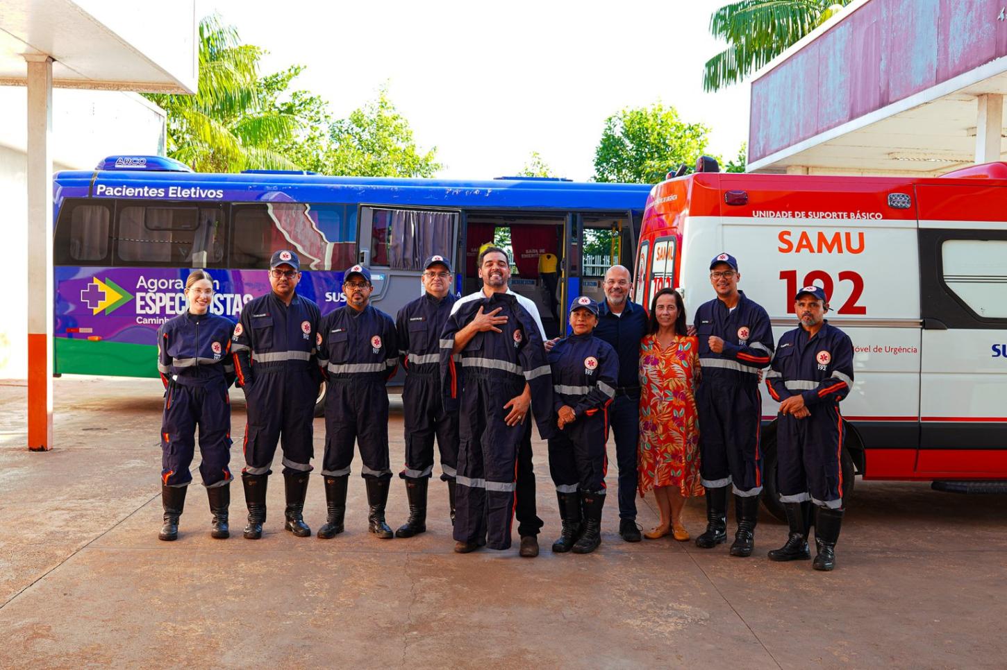 Parauapebas ganha nova ambulância do Samu e micro-ônibus para o TFD