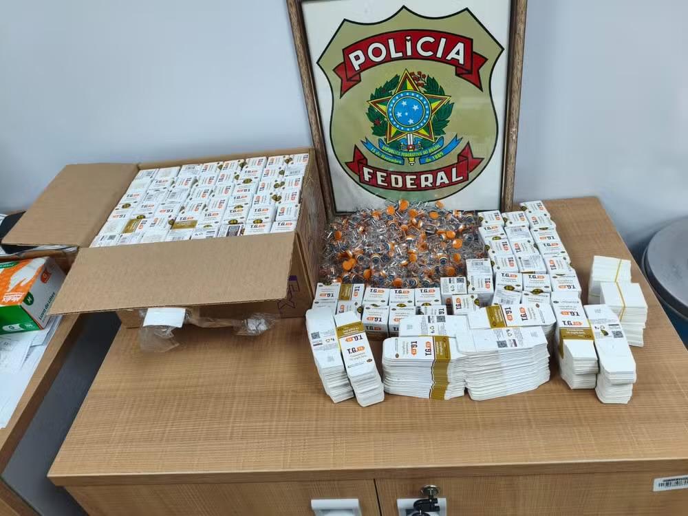 PF apreende mais de mil ampolas de tirzepatida em aeroporto de São Luís 