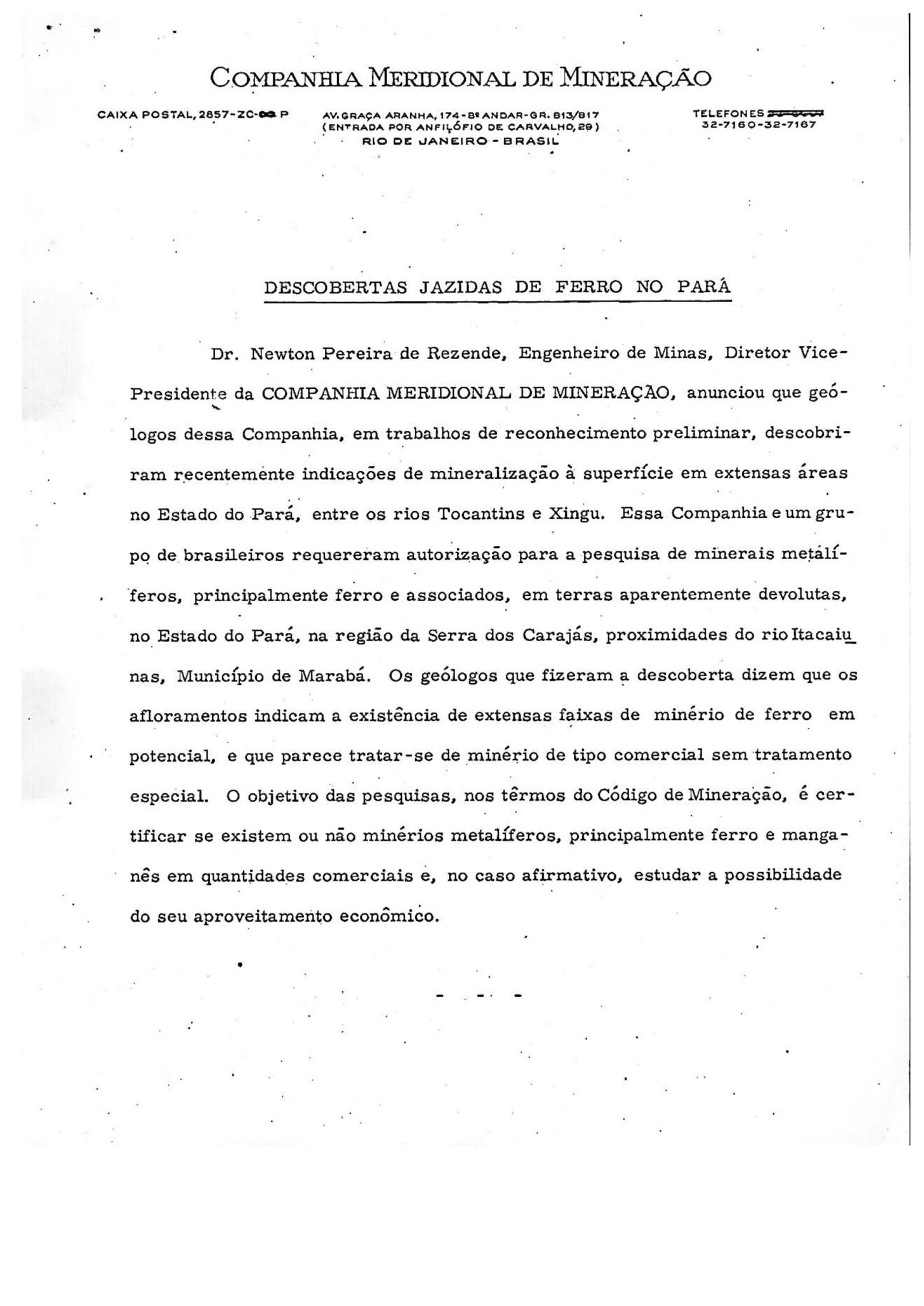 Memorando para Breno Augusto dos Santos