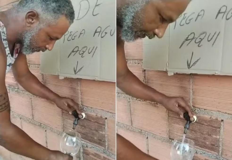 Solidariedade em meio à crise: morador doa água em Paraíso do TO